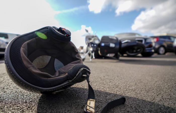 A 75 -year -old biker and her passenger injured in an accident not involving other vehicles