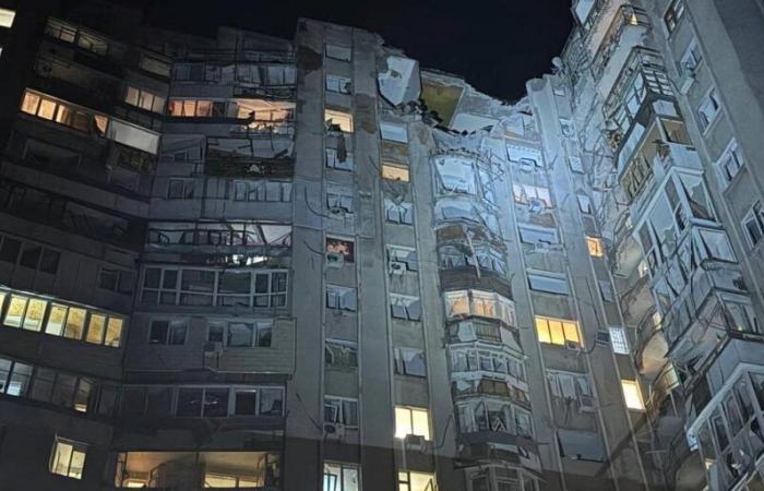 A Russian strike on Odessa killed two and fifteen injured
