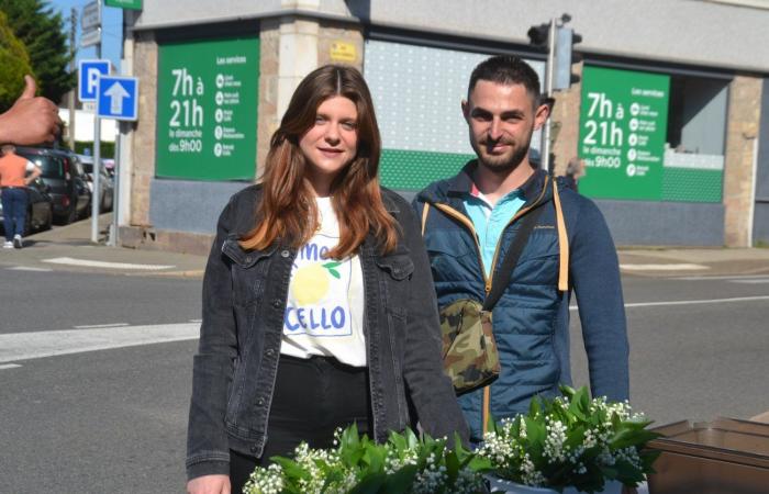 Le Creusot: May 1 with lily of the valley