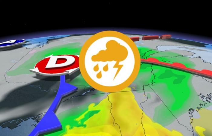 New system Friday: return of early thunderstorms