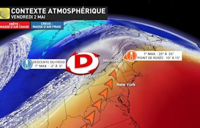 New system Friday: return of early thunderstorms