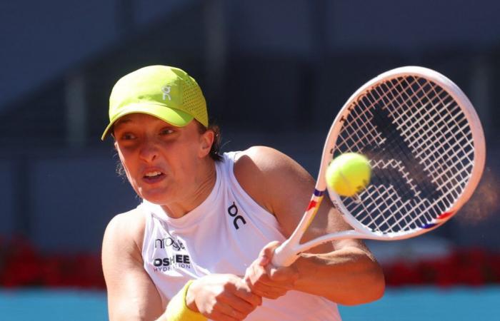Before Roland-Garros, Iga Swiatek Striped on the clay of Madrid