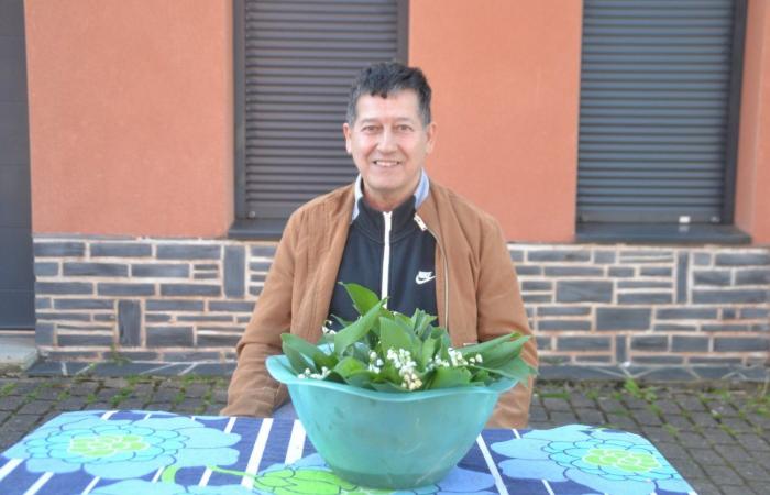 Le Creusot: May 1 with lily of the valley