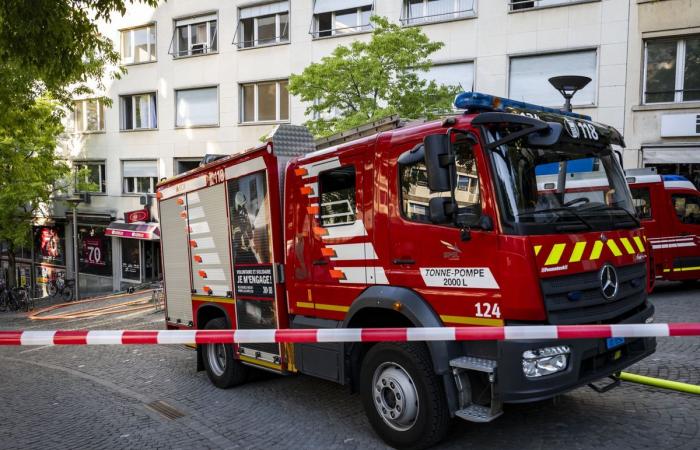Lausanne: Place de la Gare closed due to a fire