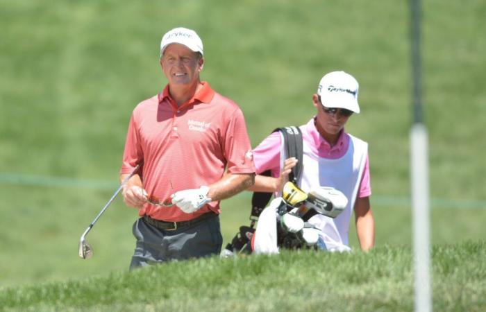 The miraculous return of the caddy of his deathbed to find the legend of golf triggers moving reunion.