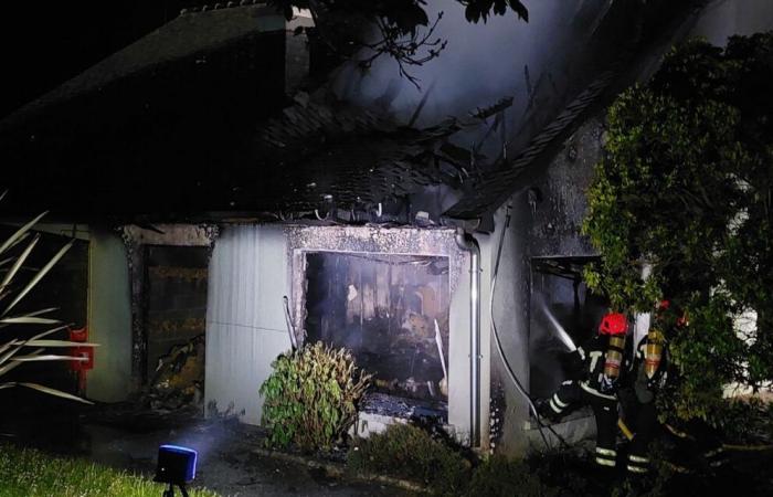 A fire at the Kyriad hotel in Lannion
