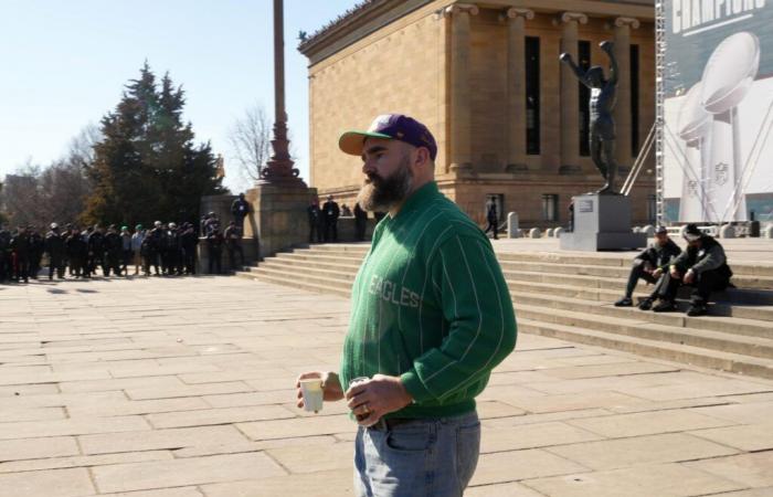 Jason Kelce is looking for Reddit’s wisdom to master his golf swing after exchanging the glory of the NFL for retirement adventures.