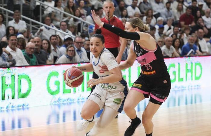 Basketball (female league play-off). Basket Landes snatches his ticket for the final