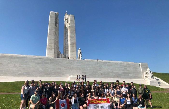 Young Canadians celebrate the 80th anniversary of the Victory Day in the Netherlands