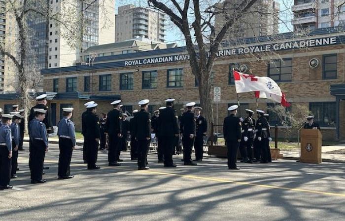 The naval reserve pays tribute to the martyrs of the Atlantic Battle