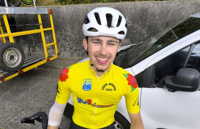 Maxence Détré du Racing Team hexagon wins the junior cycling tour of Martinique 2025
