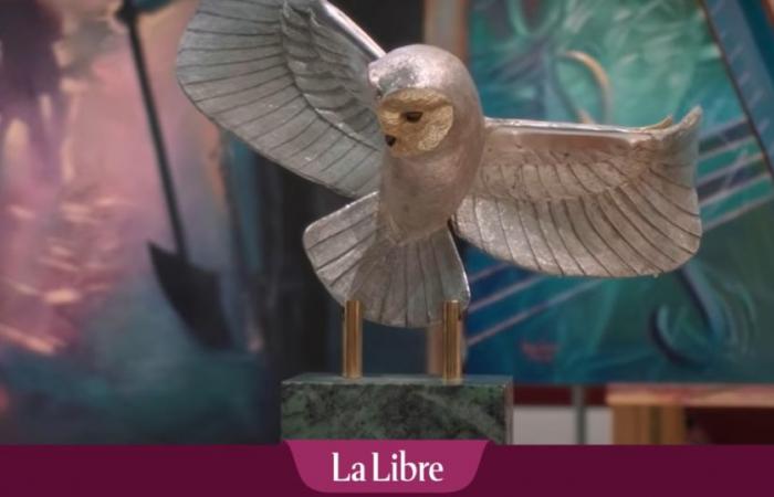 The golden owl waiting to be found, in Dabo, in Moselle