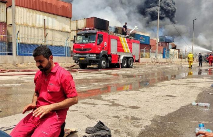 Two people arrested in connection with the explosion in a port in Iran