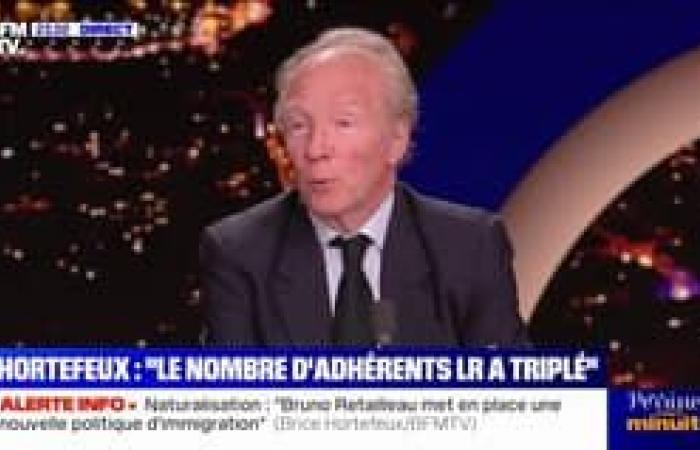 “The objective is to avoid France and Jean-Luc Mélenchon, and the candidate of the national rally,” says Brice Hortefeux, former Minister of the Interior