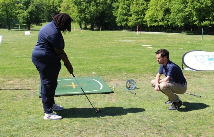 When young disabled from Yvelines get to the golf course