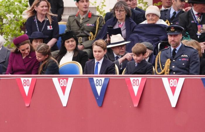 George, Charlotte and Louis Stars commemorations of the 80th anniversary of the Armistice