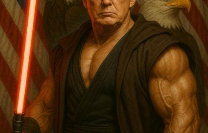 Trump plays in Jedi, but he is planted and he makes the planet laugh! | There Express