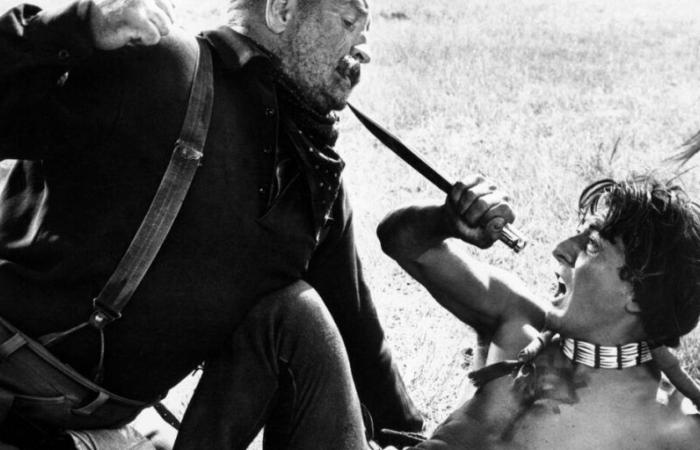 What is the battle of Little Bighorn, whose character played by Dustin Hoffman is the only survivor in the film?