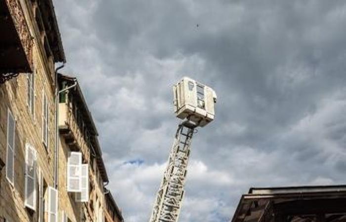 “More fear than harm”, two people evacuated from a fire building at the Figeac hall during an impressive intervention led by 40 firefighters