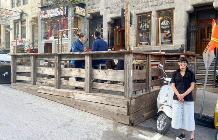A bar will be able to open its terrace so far not in accordance with a future relaxation of Ville-Marie’s regulations