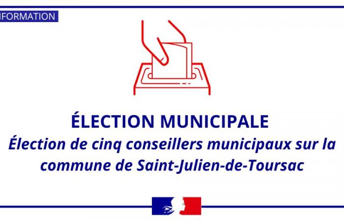 Election of five municipal councilors in the town of Saint -Julien -de -Toursac – May – 2025 – Press Space – News
