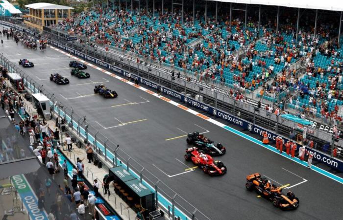 GP of Miami of F1: the pilots paradent in F1 Lego, discover the images