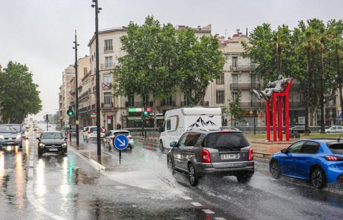 Strong rains in the Pyrénées-Orientales: up to 30 mm recorded in 1 hour this Sunday, the bridge of May 8 threatened?