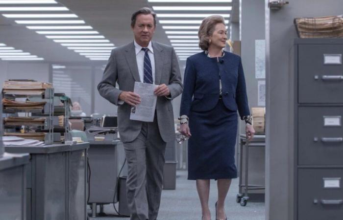 What true story is the film by Steven Spielberg with Tom Hanks and Meryl Streep is inspired?