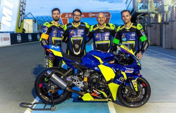 The Tillois Firmin Prodhomme wins the victory during the 24 hours motorcycles with Supermoto Racing