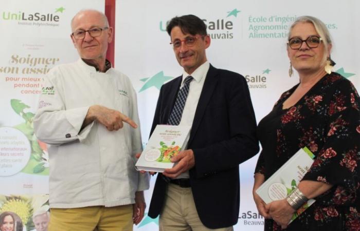 Beauvais. Teacher-researcher in Unilasalle, he published a book to eat better during cancer