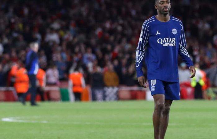 What if Ousmane Dembélé played against Arsenal? The player seen in training