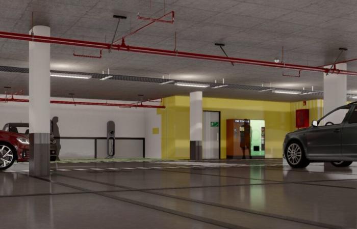Underground parking to release the city center