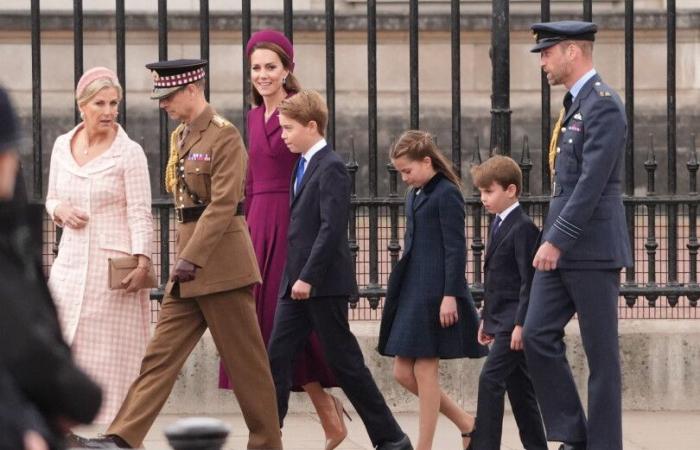 George, Charlotte and Louis Stars commemorations of the 80th anniversary of the Armistice
