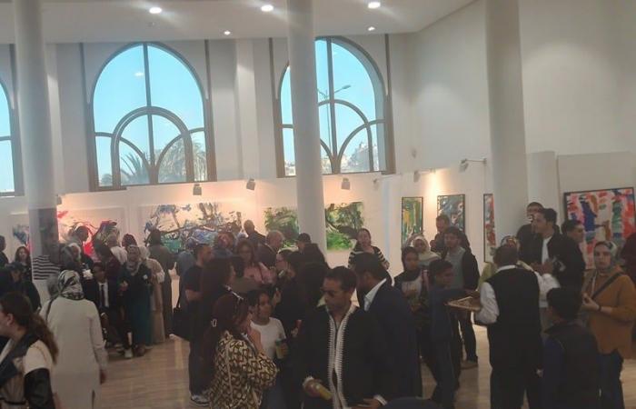 An exhibition reveals the talents of children with reduced mobility