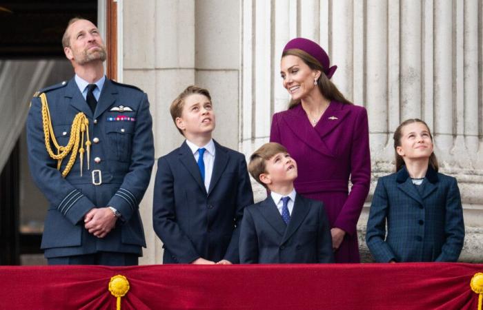 George, Charlotte and Louis Stars commemorations of the 80th anniversary of the Armistice