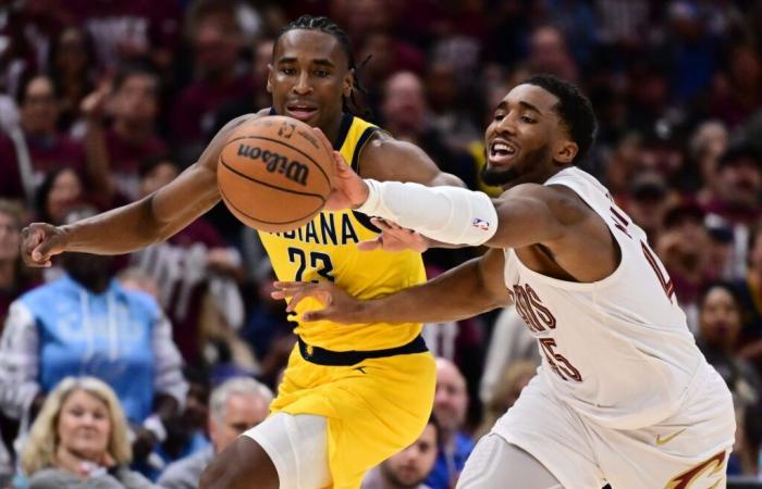 The Pacers inflict a dramatic stroke in the playoffs while the riders are struggling in a three -point disaster, and Donovan Mitchell promises to react in match 2.