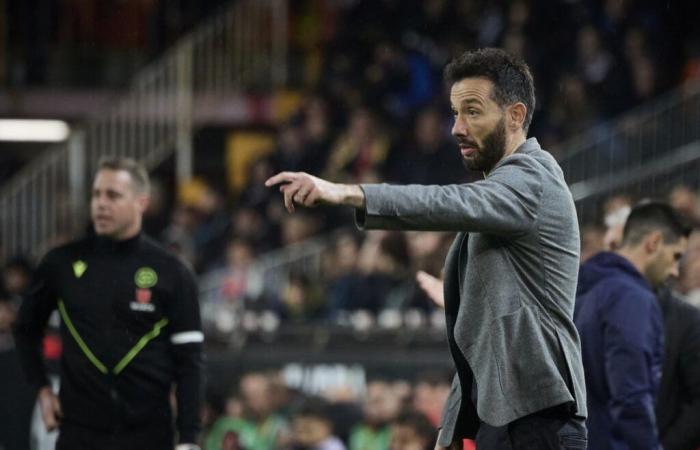 Valencia cf | Corberán, the only Champions League at Valencia