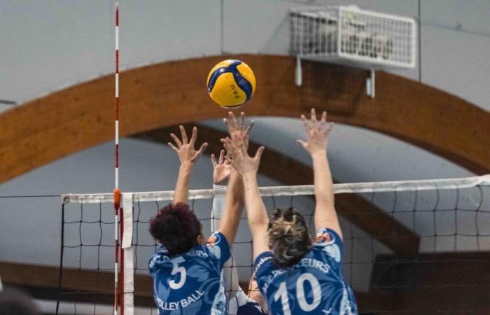 Volley/N2F. The flowers end the season with a defeat but the essential is the maintenance