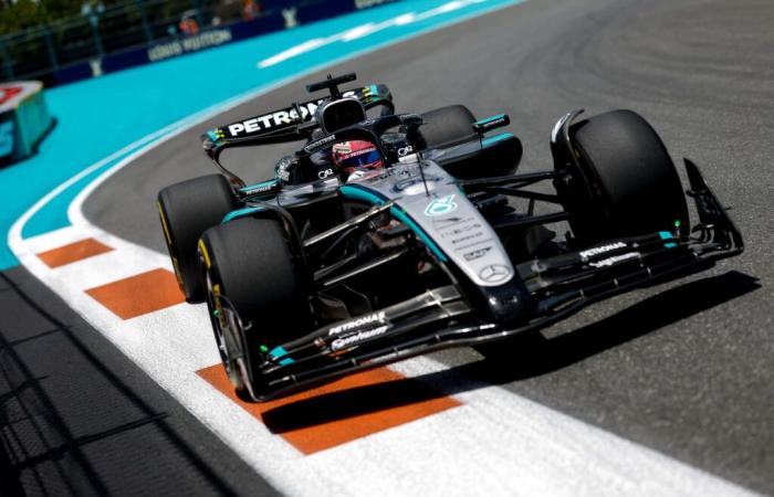 In F1, did Russell survey give rise to a penalty modifying the classification?