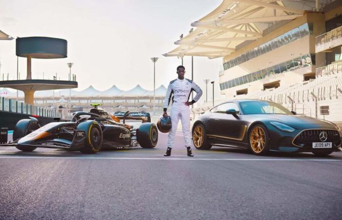 This very special Mercedes is inspired by the film “F1” with Brad Pitt.