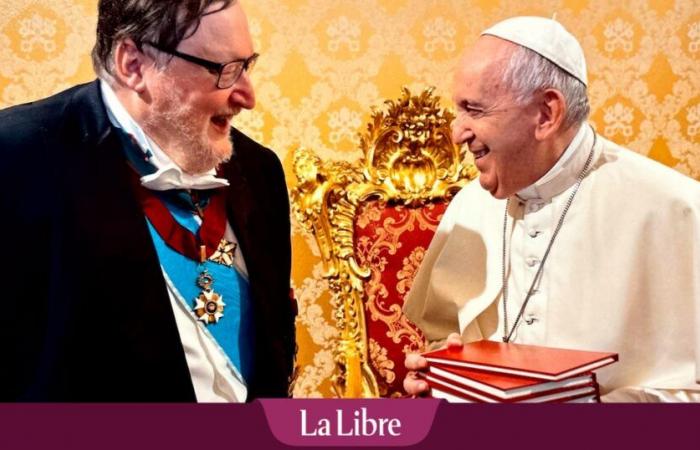 “On this cart, next to the pope, in front of my colleagues … Ahlalala, I assure you, I was proud like a rooster!”