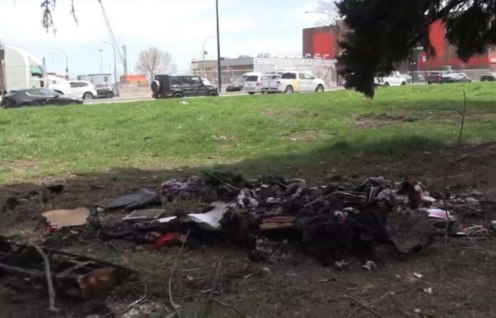 She “could have died” in a fire: a couple saves a homeless person