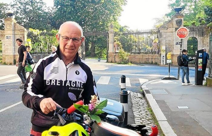 Obliged to turn around, the Alréen cyclist Joël Le Berrigaud will leave on August 1