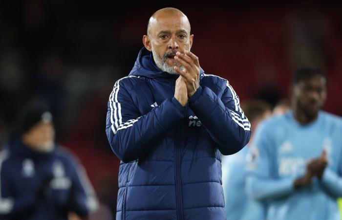 Nuno delighted with gritty Forest response in hard-fought draw at Crystal Palace
