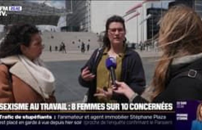 Louis Sarkozy reacts to the joke of humorist Paul de Saint-Sernin