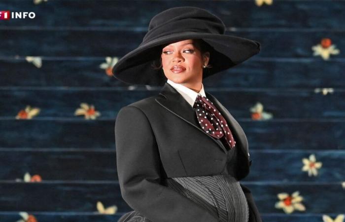 Rihanna unveils her 3rd pregnancy with A $ AP Rocky at Met Gala 2025