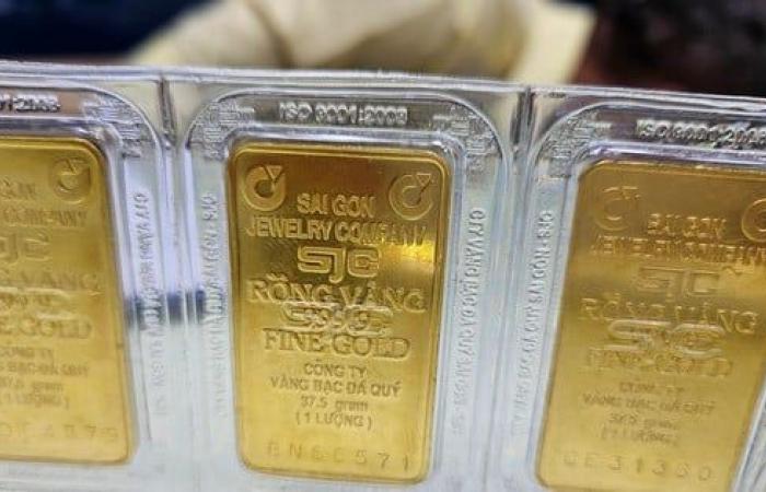 At the end of May 6, the price of SJC gold ingots again strongly fluctuated.
