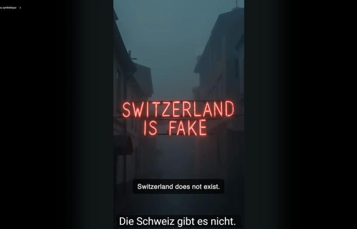 “Switzerland is fake”: the false conspiratorial video that buzze
