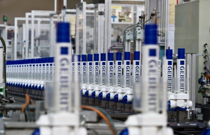 Geberit increased its sales at the start of the year