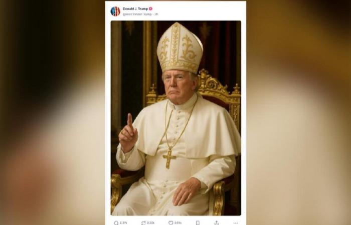A “joke” that Catholics “loved it,” said the American president